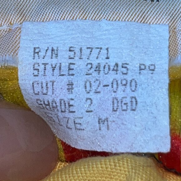 VINTAGE GENE EWING BIS SUNNY YELLOW PULL ON COTTAGECORE 100% COTTON MAXI SKIRT M - Picture 12 of 13